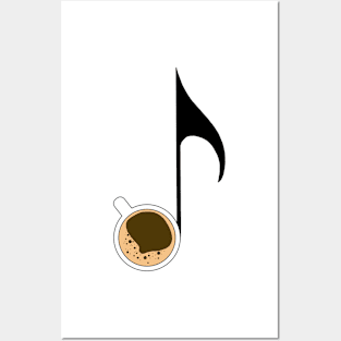 Coffee and music Posters and Art